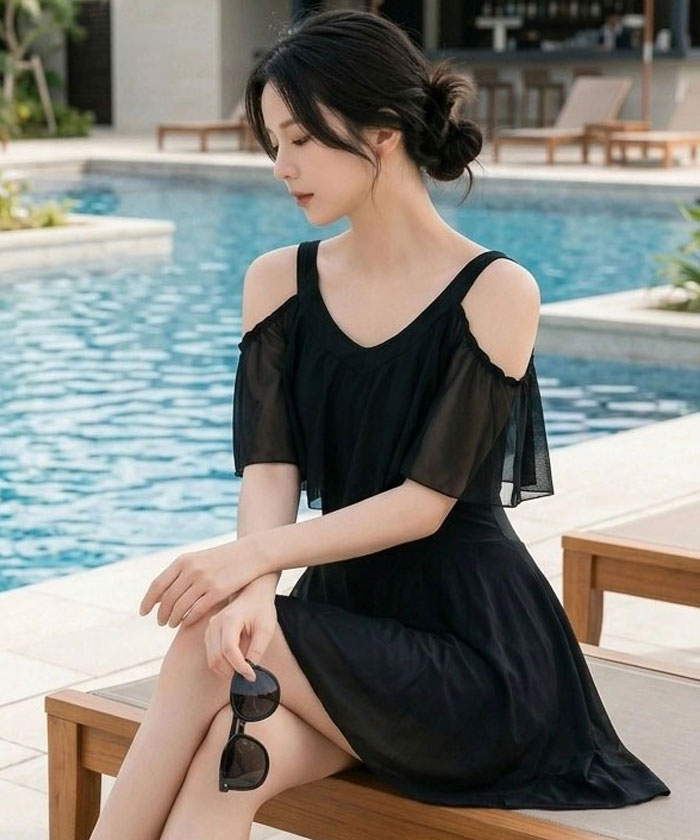 【入荷希望受付中☆】カットショルダースイムウェア 《RequestProject》 ※入荷希望数により商品化しない場合がございます。