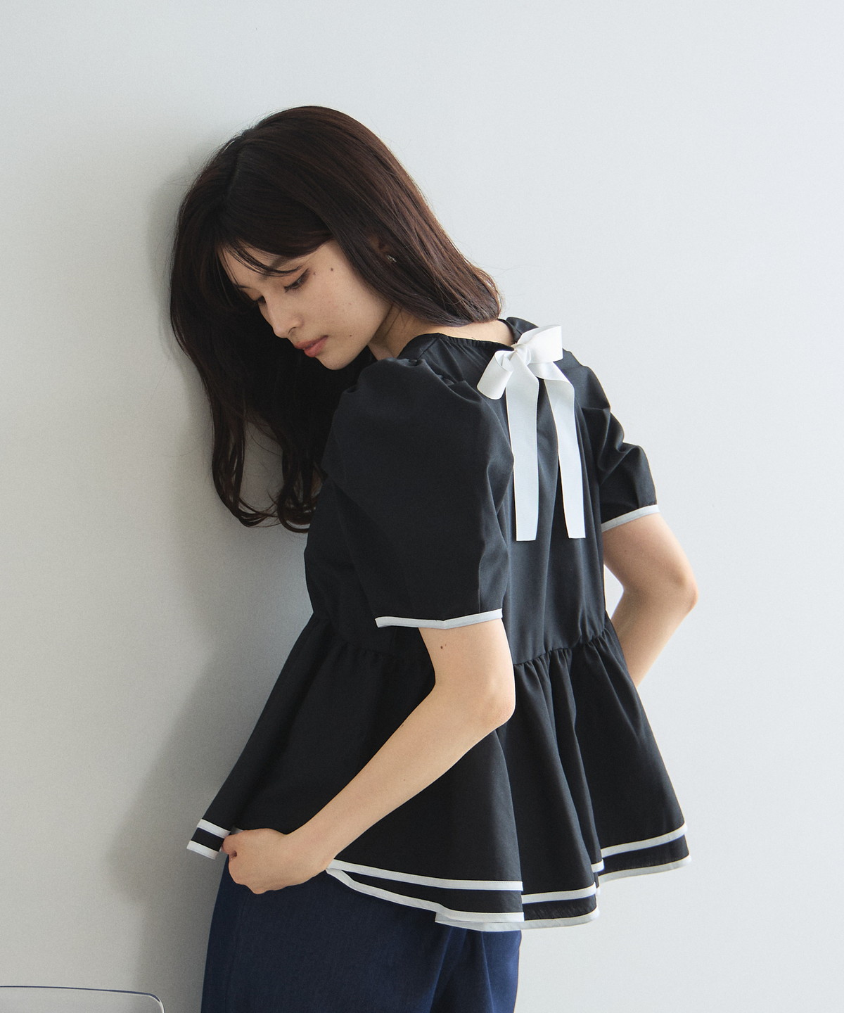 【商品化決定！入荷希望受付中☆】《RequestProject》 バックリボン裾ライントップス