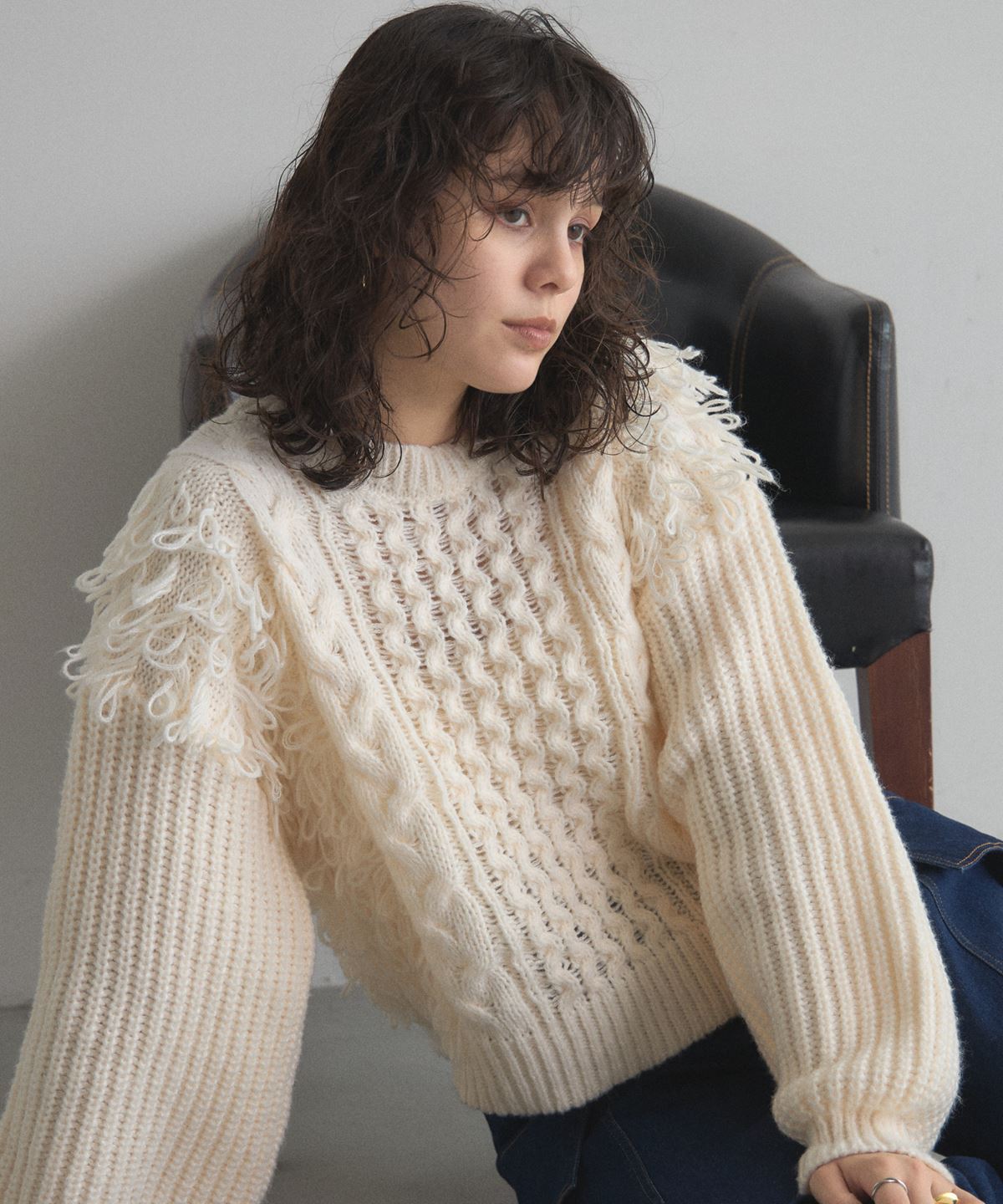 11月4日オフィシャルサイト限定少量再販！ループフリンジニットプルオーバー