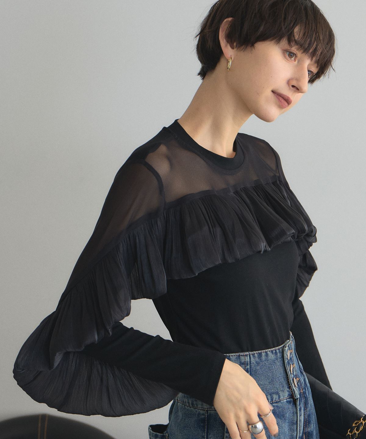 12月19日オフィシャルサイト限定再販！シフォンドッキングシアーT