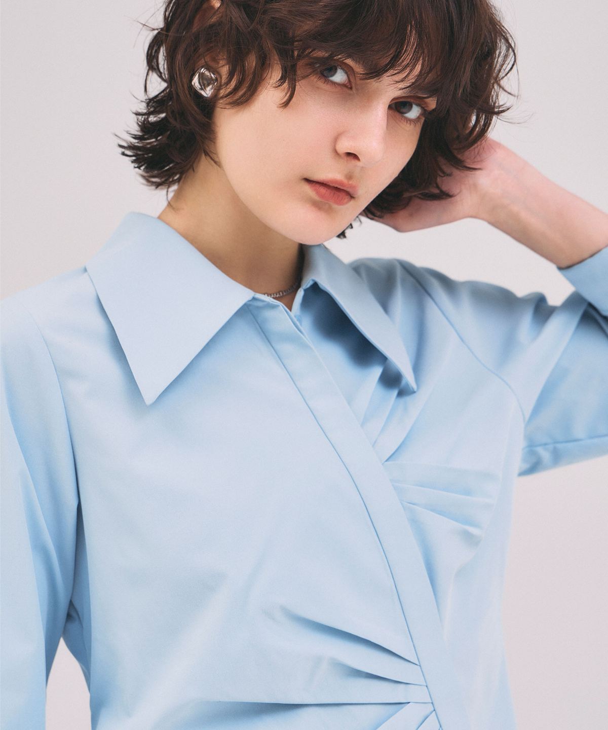 【ARVELLIA】FOLD FLOW SHIRT