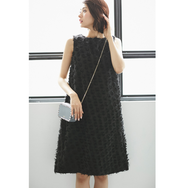 Fringe Jacquard Onepiece レディース ジャガード ワンピース Fringe Jacquard Onepiece レディース ジャガード ワンピース