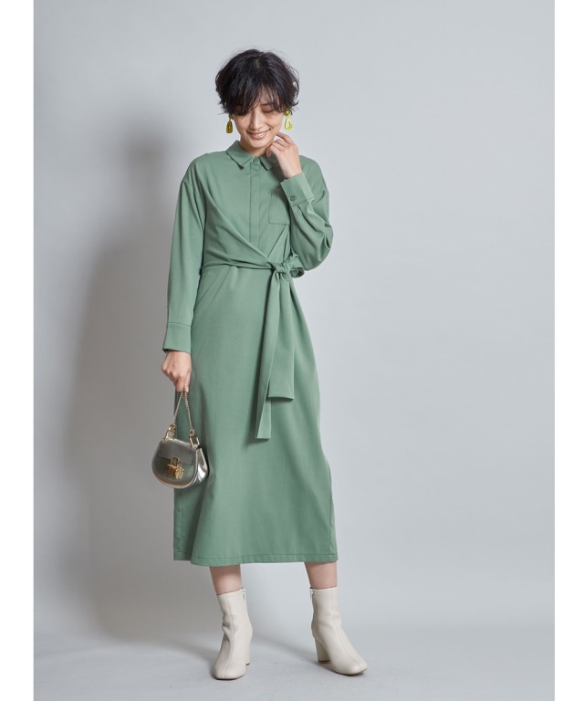 アウトレット セオリー ウエストリボン 美ライン シャツワンピース アナイ アンタイトル 即納 全国送料無料 Webrothers Com Br