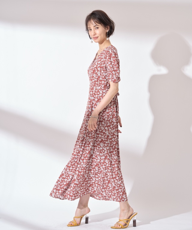 マーガレットプリントワンピース