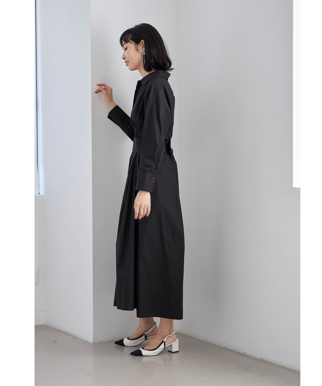 ウエストタックシャツワンピース