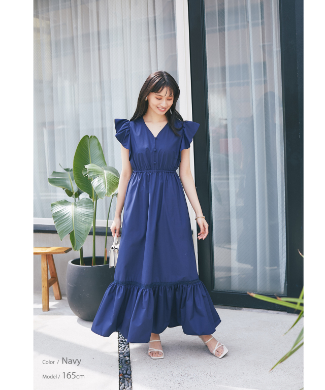未使用 東京ソワール soir dolce レースオーガンフレアワンピース 結婚式用ワンピース(6401427)9号・ボルドー｜フォーマルメッセージ