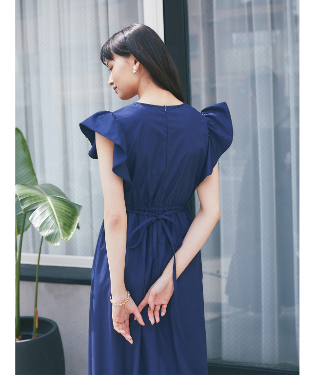 skinholictokyoさんコラボ】レース切替コットンフレアワンピース