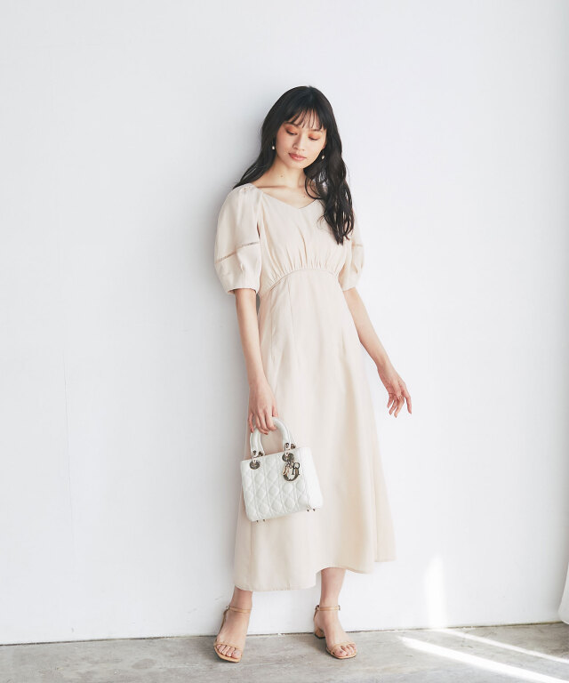 skinholictokyoさんコラボ】ランタンスリーブワンピース
