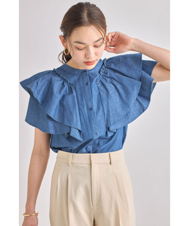 BB レディースファッション 【中古】ルネ Rene シャツ ブラウス 半袖  