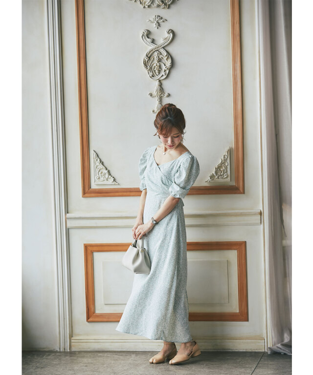 【美品】&.NOSTALGIA フラワーカシュクールワンピース 美品】&.NOSTALGIA フラワーカシュクールワンピース - メルカリ