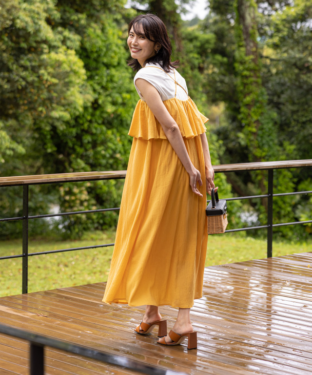 dosaキャミソールワンピースラッフル