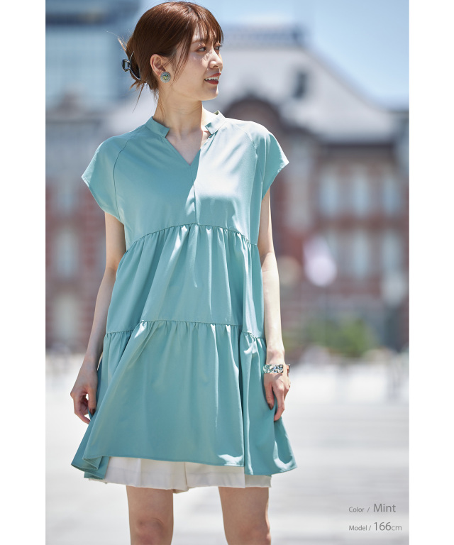 TOKUKO 1er VOL フレンチスリーブチュニック 楽天市場】【中古】TOKUKO 1er VOL(トクコ・プルミエヴォル