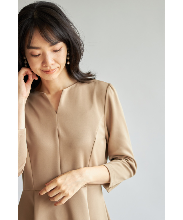 harさん着用】ベルラインポンチワンピース