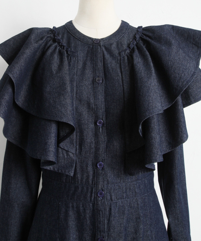 Marchesa Notte☆フローラルアップリケ付き ミディワンピース♪ MARCHESA（マルケッサ）の「Marchesa Notte Off Shoulder