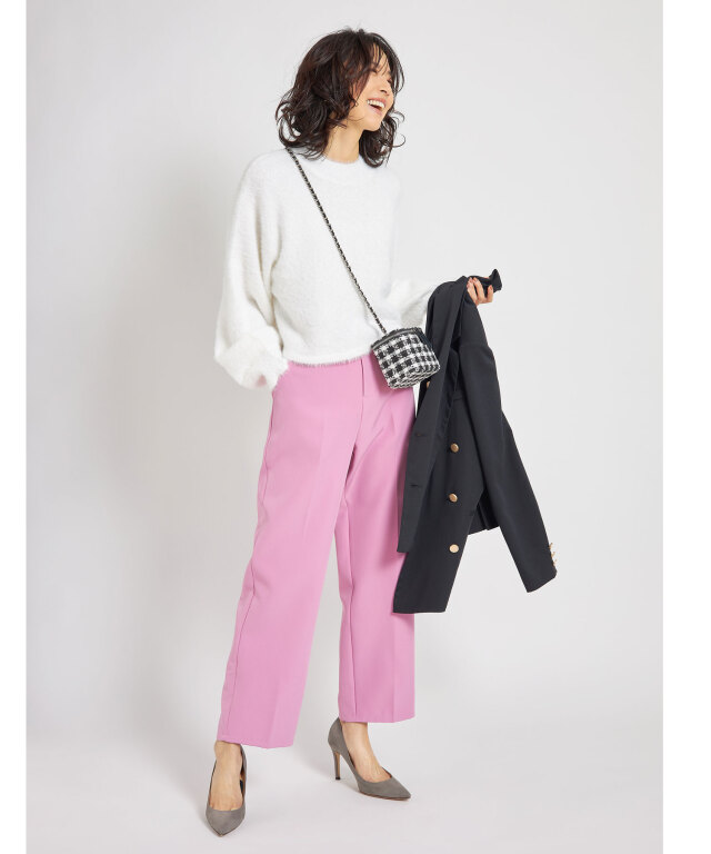 カラーストレートパンツ