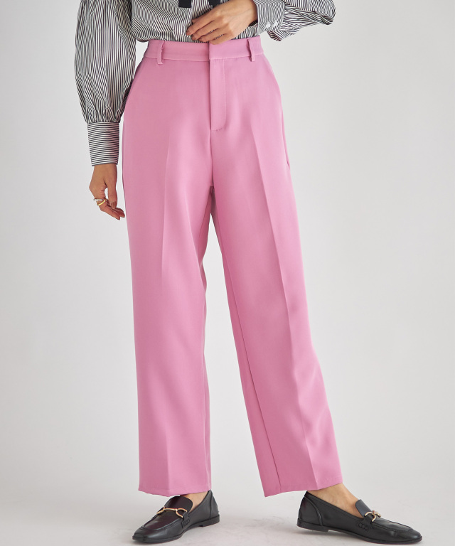 カラーストレートパンツ