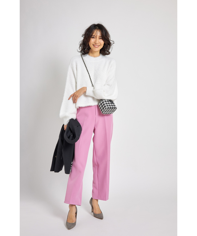 カラーストレートパンツ