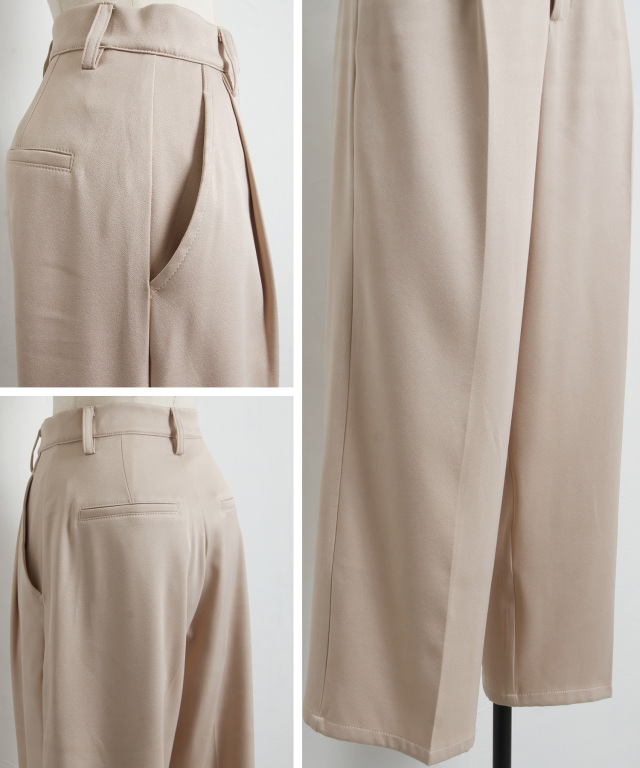 Sサイズ企画】センタープレスストレートパンツ