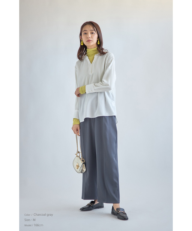 Sサイズ企画】センタープレスストレートパンツ
