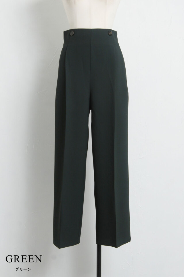 関税込/国内配送★セザンヌ ２タック ワイド ストレート パンツ trim_ofgrc_item3922b1a653b711e