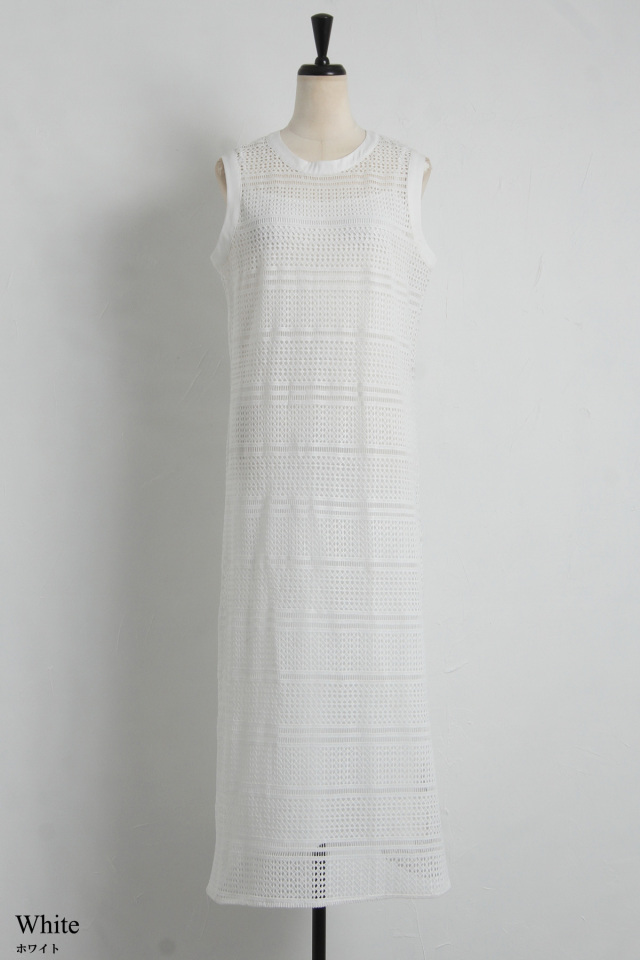 マシェリコラボ》ラッセルレースロングワンピース