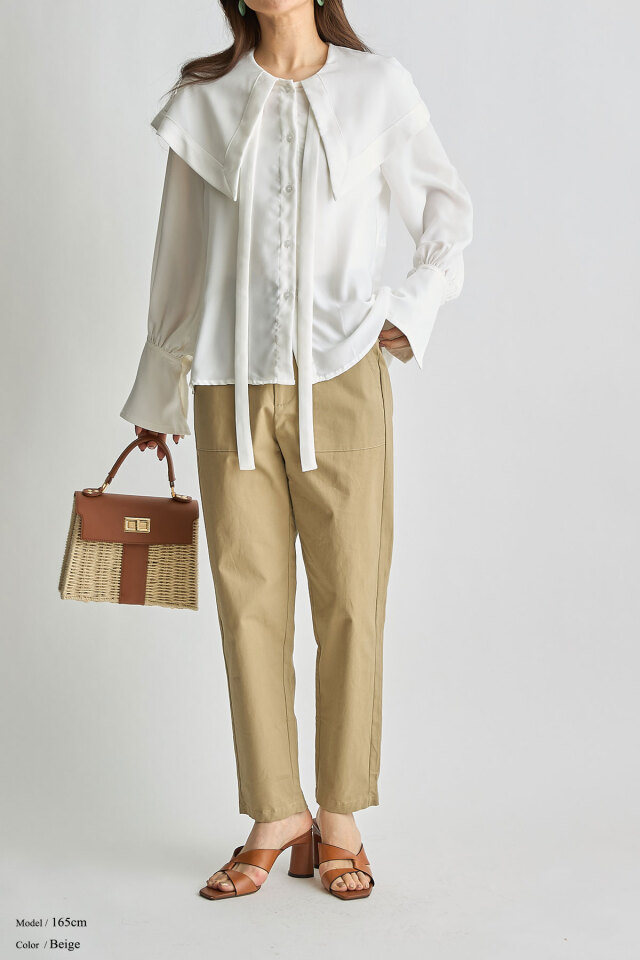 コットンチノツイルパンツ