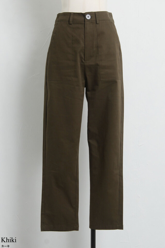 コットンチノツイルパンツ