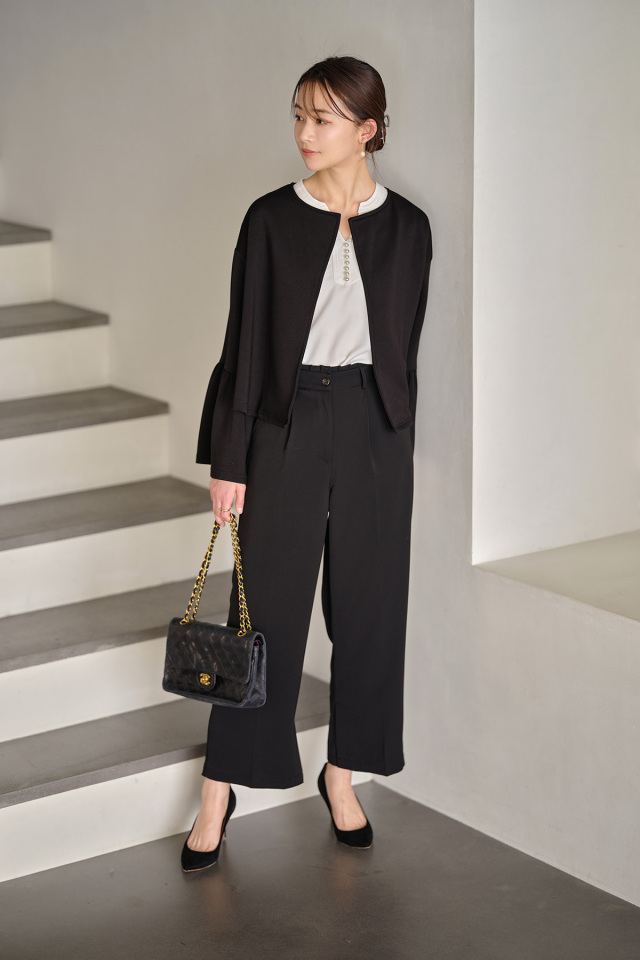 ウエストフリルパンツ