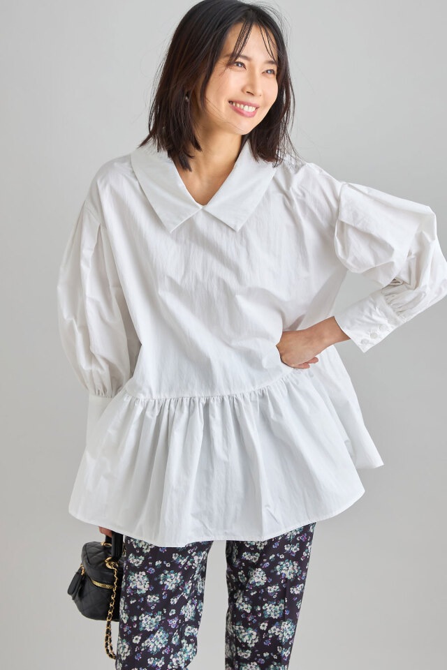 オフカラーチュニック