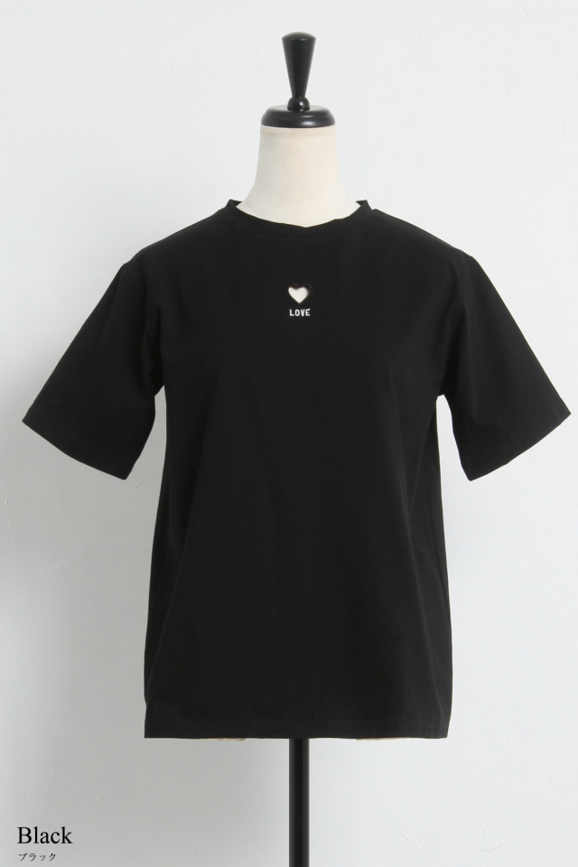 ハートカットLOVETシャツ