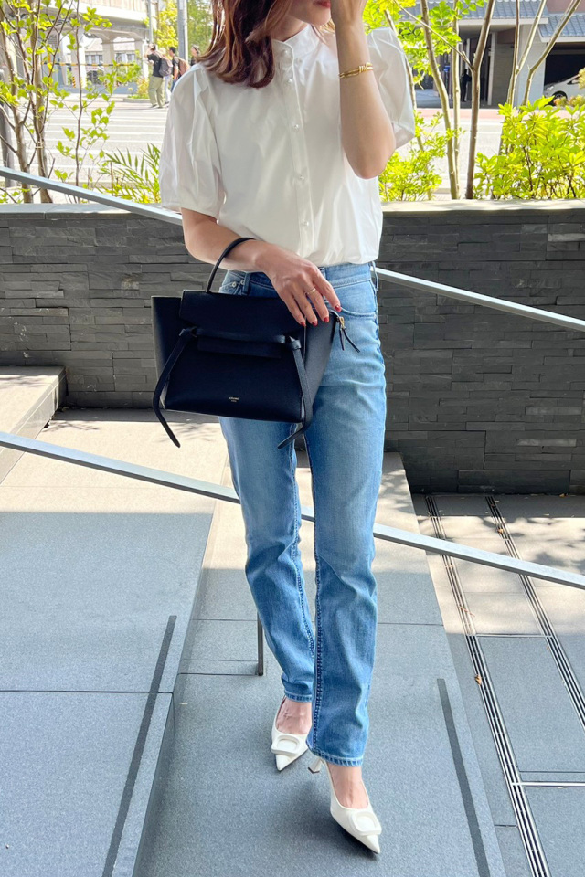 2WAY取り外し可能ボウタイブラウス