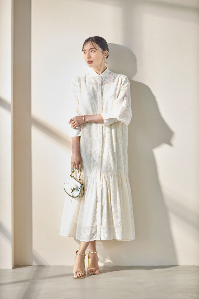 シアージャガードティアードワンピース