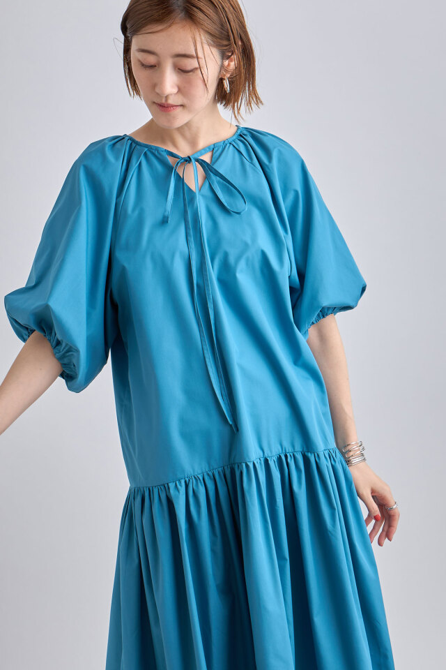 前後2WAYボリュームスリーブワンピース