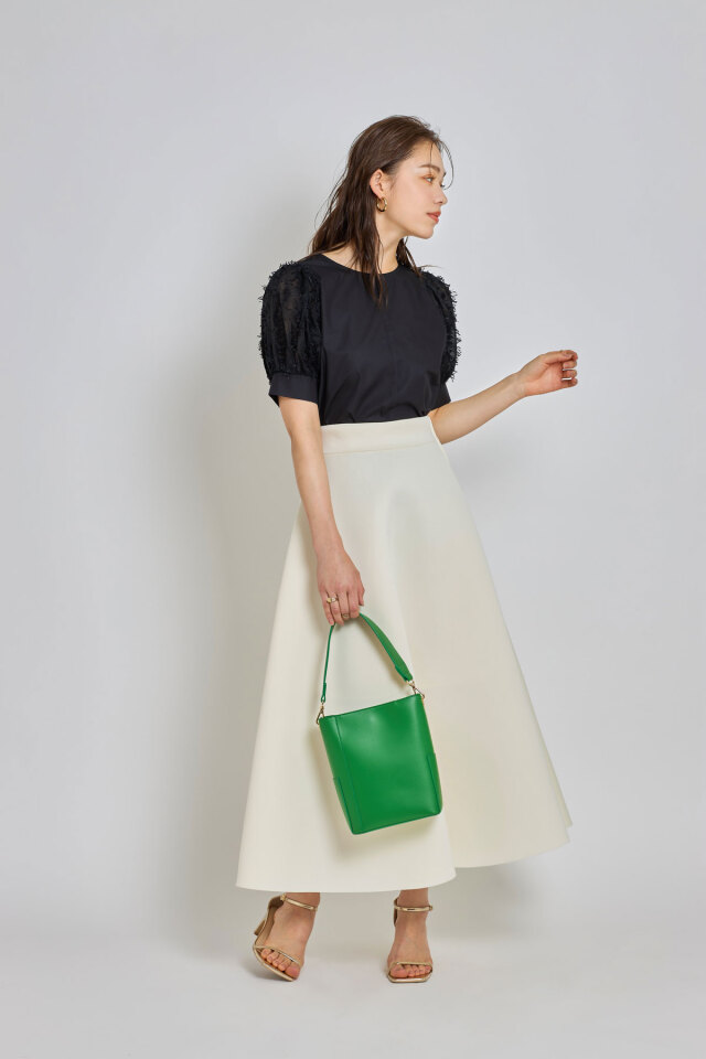 新品 MEER.プリンススリーブブラウス フリンジスリーブブラウス