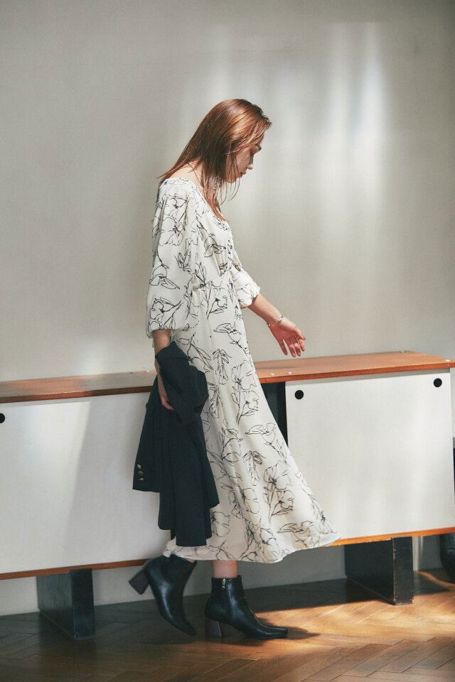 searoomlynn Vintage FlowerフロッキーKnitワンピース Vintage FlowerフロッキーKnitワンピース - メルカリ