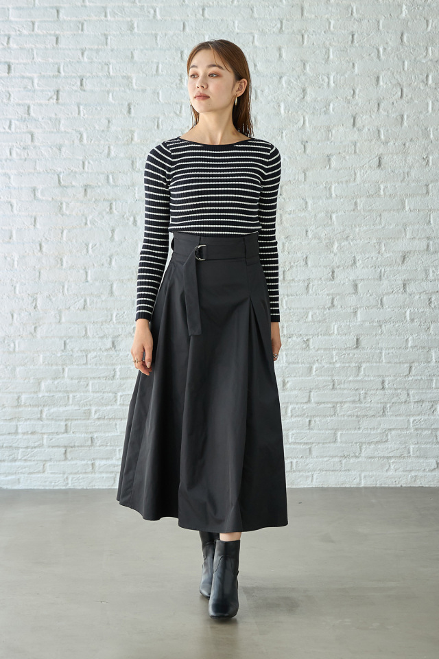 rokh  ベルテッドツイルスカート希少34 rokh ベルテッドツイルスカート希少34 rokh ベルテッドツイルスカート