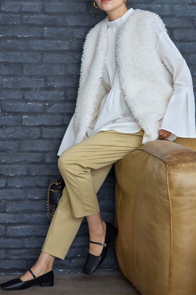 イージー美脚テーパードパンツ(秋冬Ver)