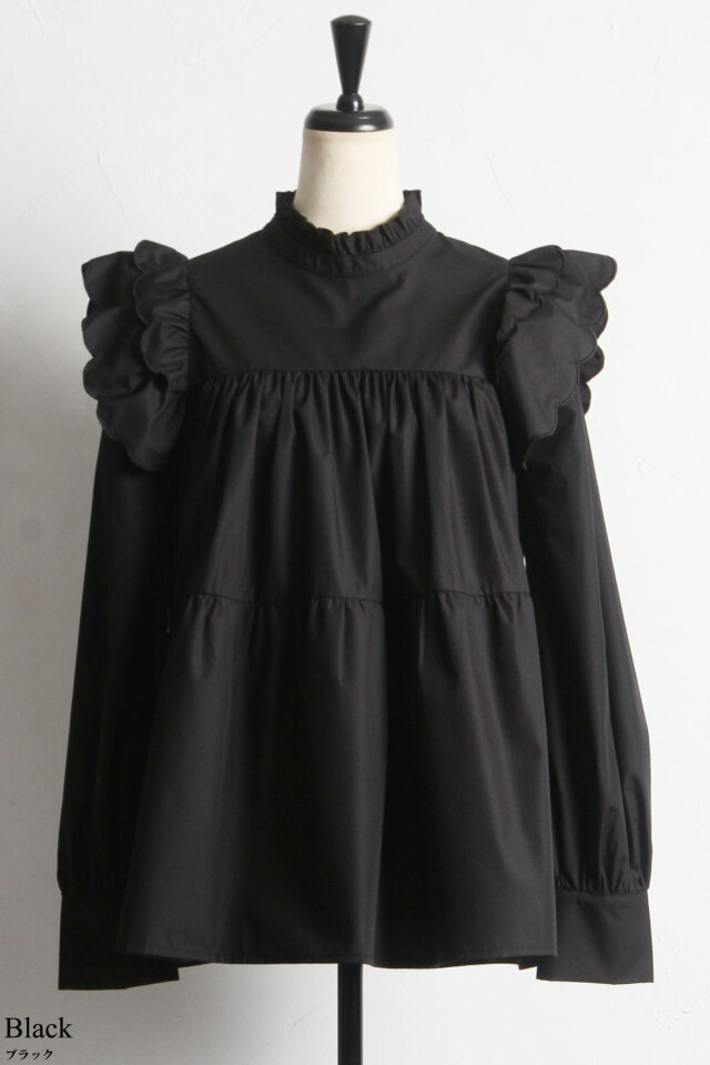 フリルティアードチュニック