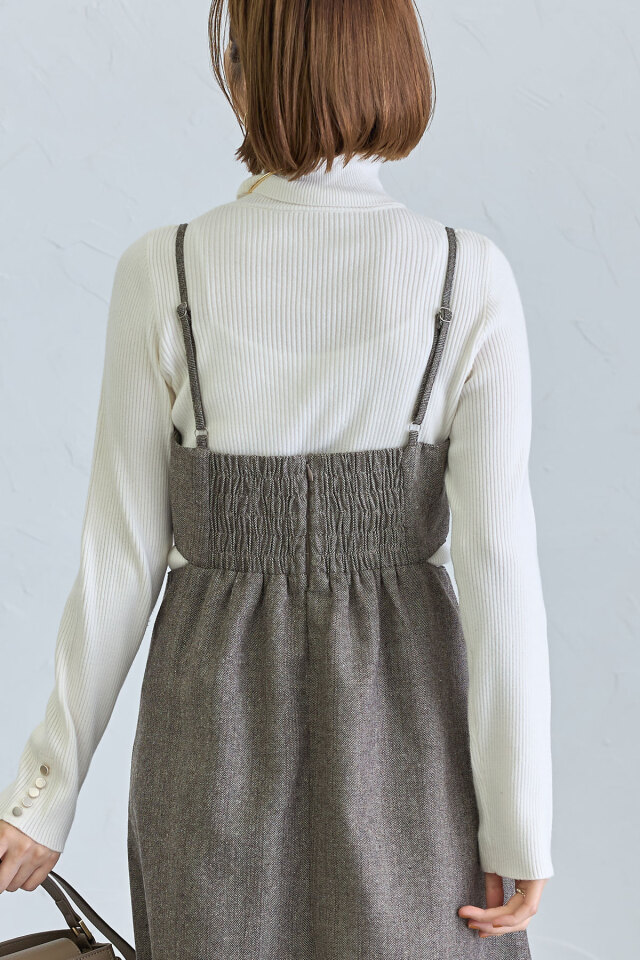 カットワークキャミワンピース