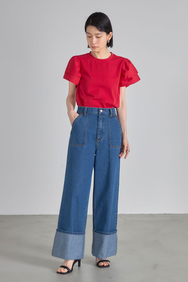 IS スリーブセット4種 フリルスリーブTシャツ