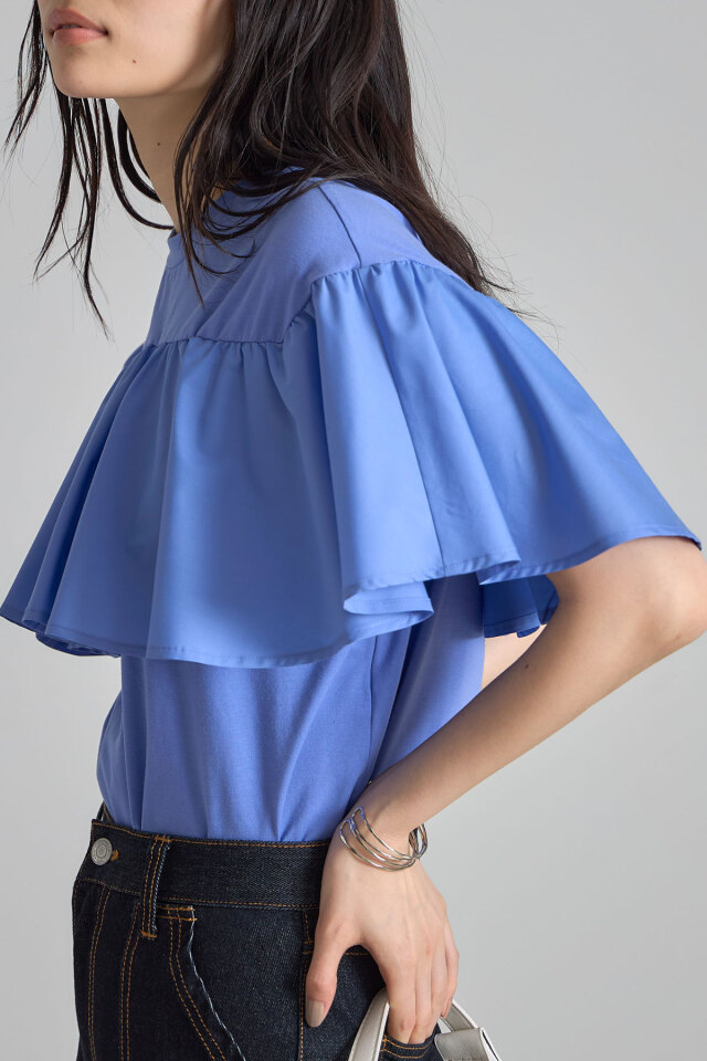 フリルドッキングカットソー