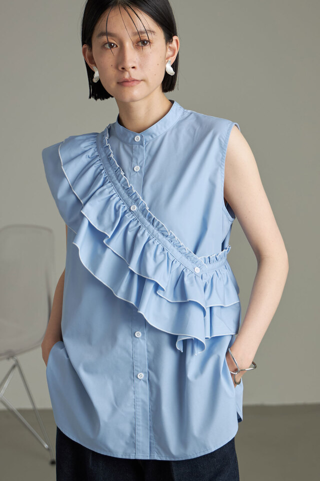 マルチWAYフリルカラーブラウス