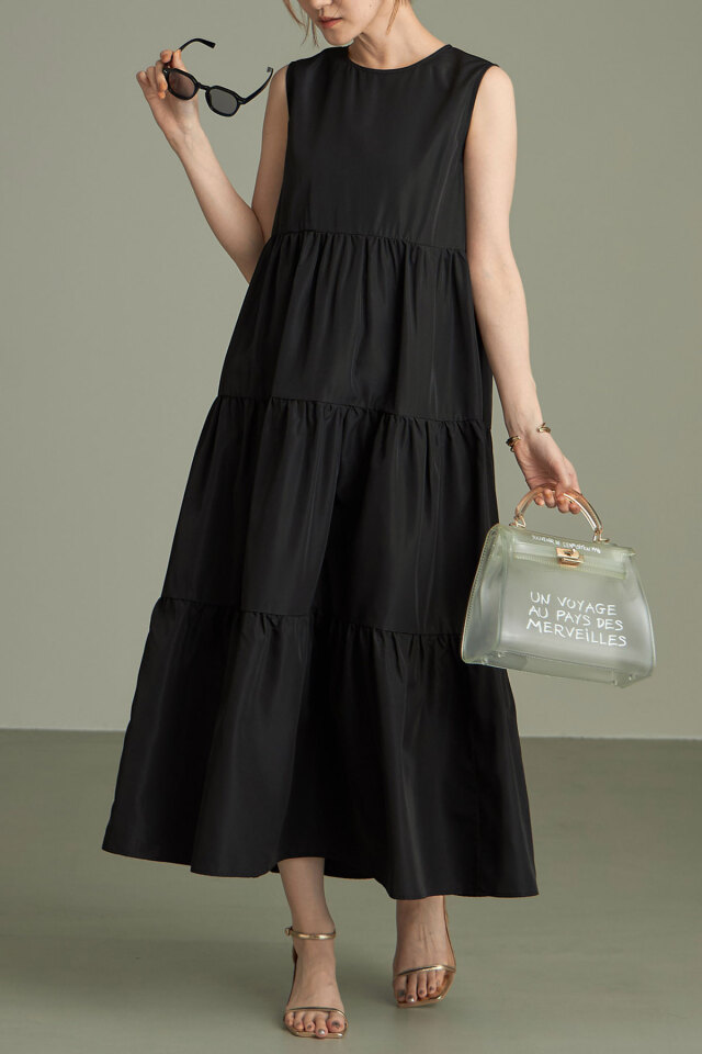 ティアードノースリワンピース