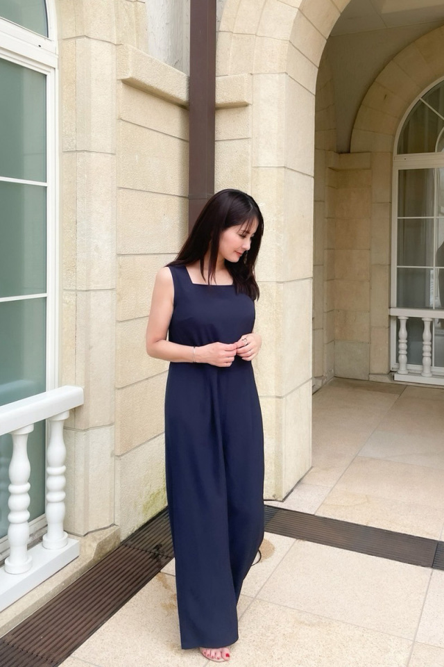 smilelife_maaさんコラボ】ケープ付きオールインワン