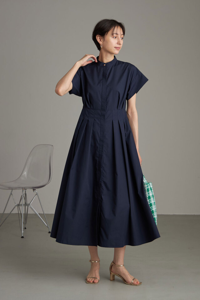 ウエストタックシャツワンピース