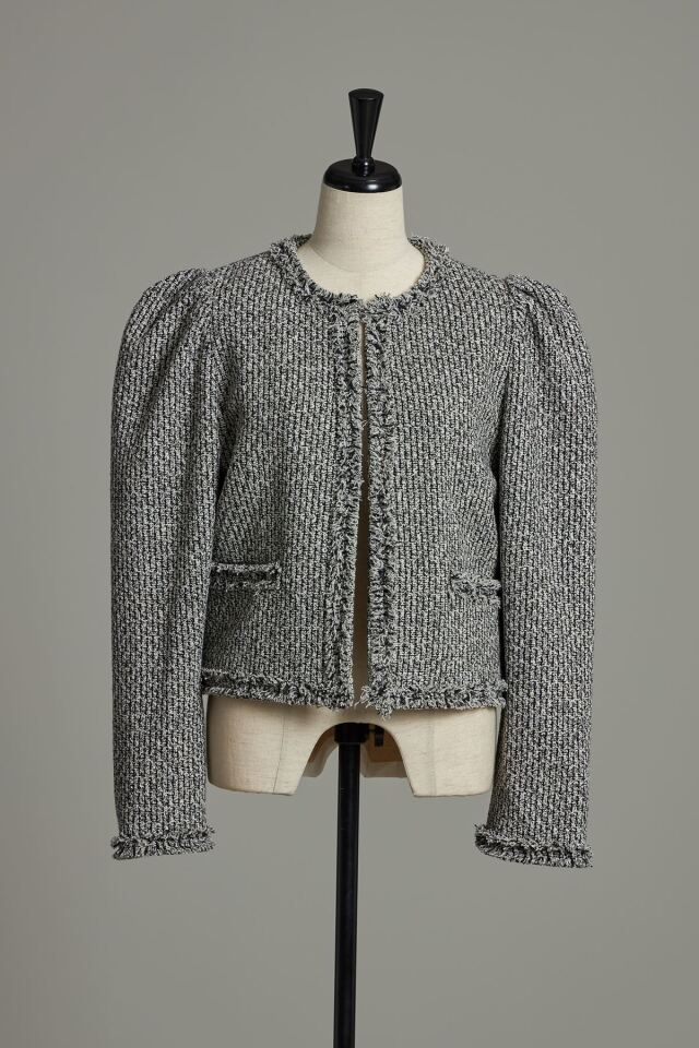 パワーショルダーツイードジャケット