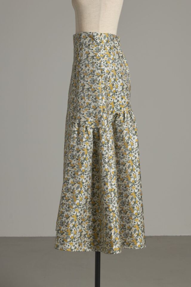 マシェリコラボ】バリエーションカラーティアードフレアスカート