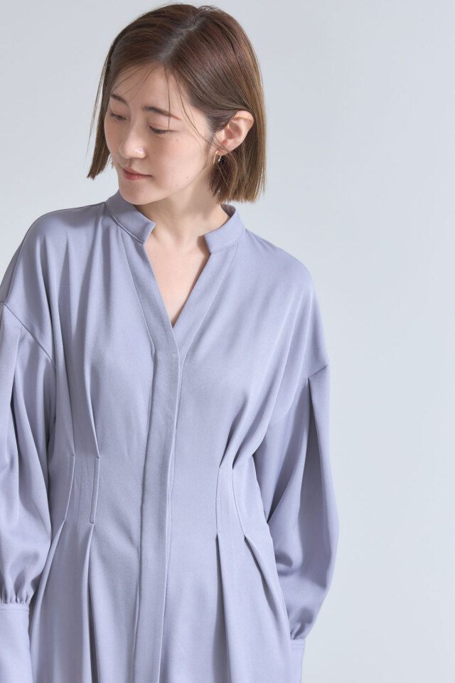 ウエストタックシャツワンピース