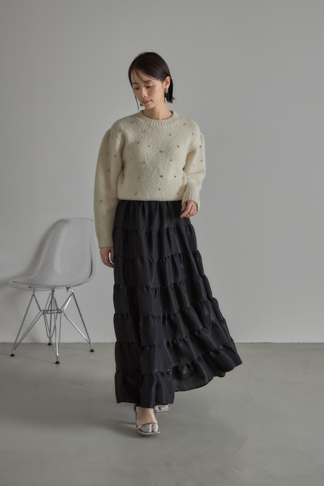 マルチティアードスカート