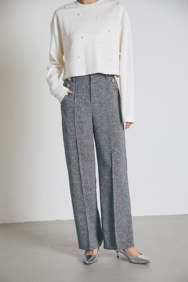 ツイードマリンストレートパンツ